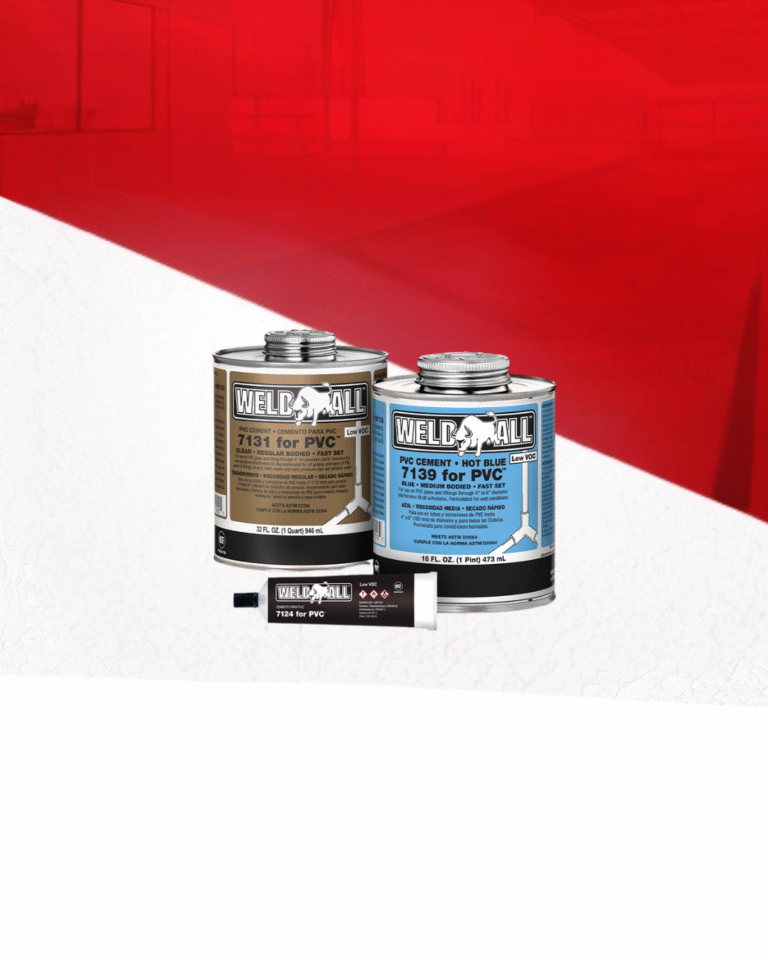 Nuevo ingreso: Adhesivos WELD-ALL para PVC ya disponibles en ARMAT